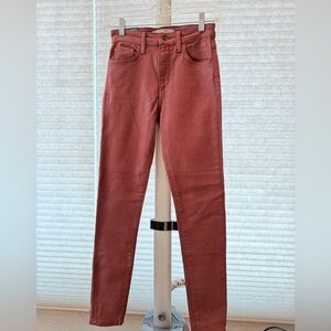 Women's Burgundy Jeans